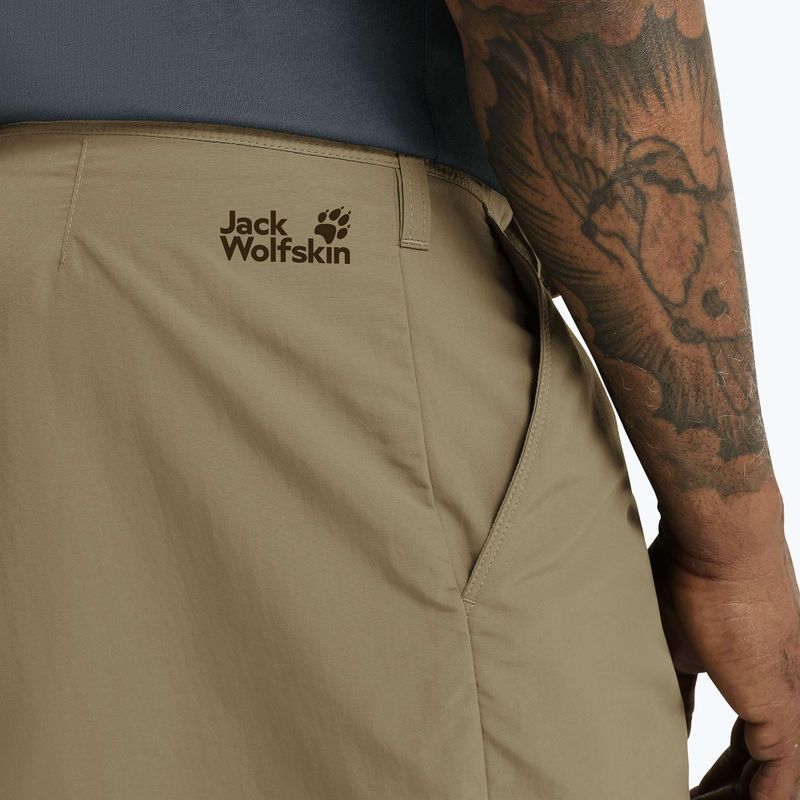 Férfi trekking rövidnadrág Jack Wolfskin Duneland hazel wood 5