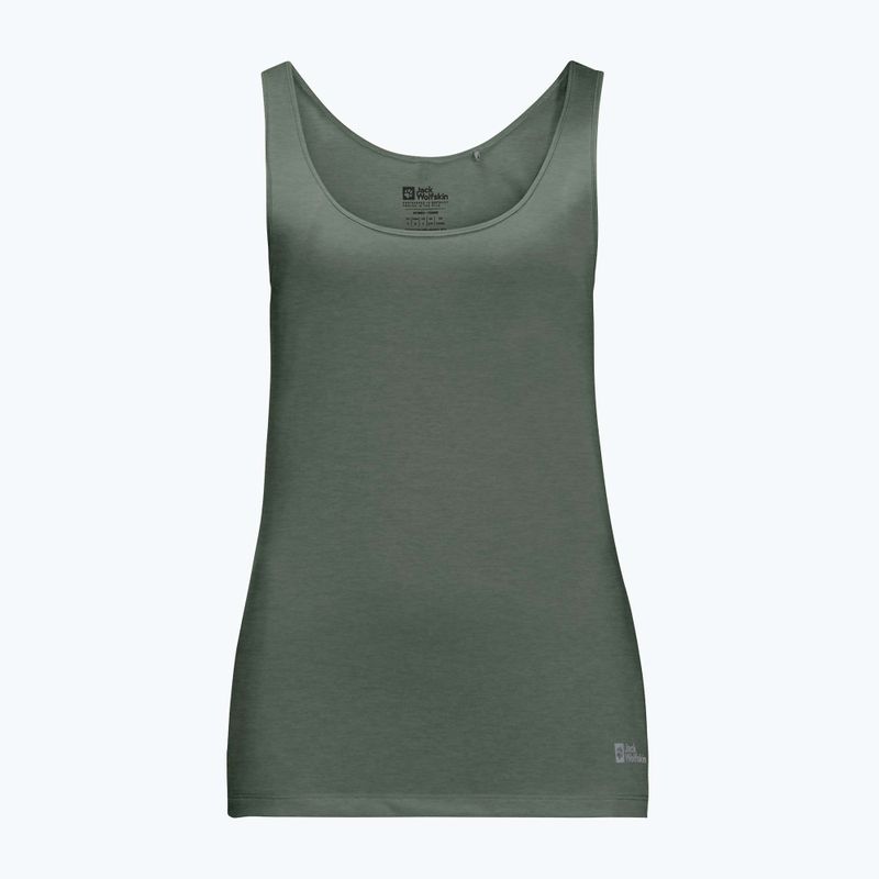Jack Wolfskin női trekking póló Pack & Go Tank zöld 1807283 3