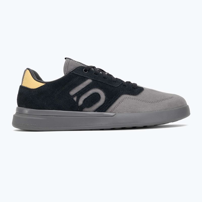 Férfi adidas FIVE TEN Sleuth fekete/szén/szén/szürke platform kerékpáros cipő 2
