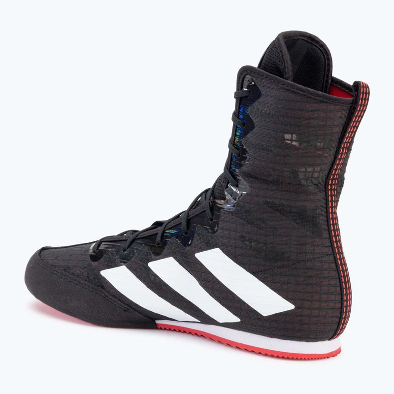 adidas Box Hog 4 core fekete/felhőfehér/tiszta rubin bokszcipő 3