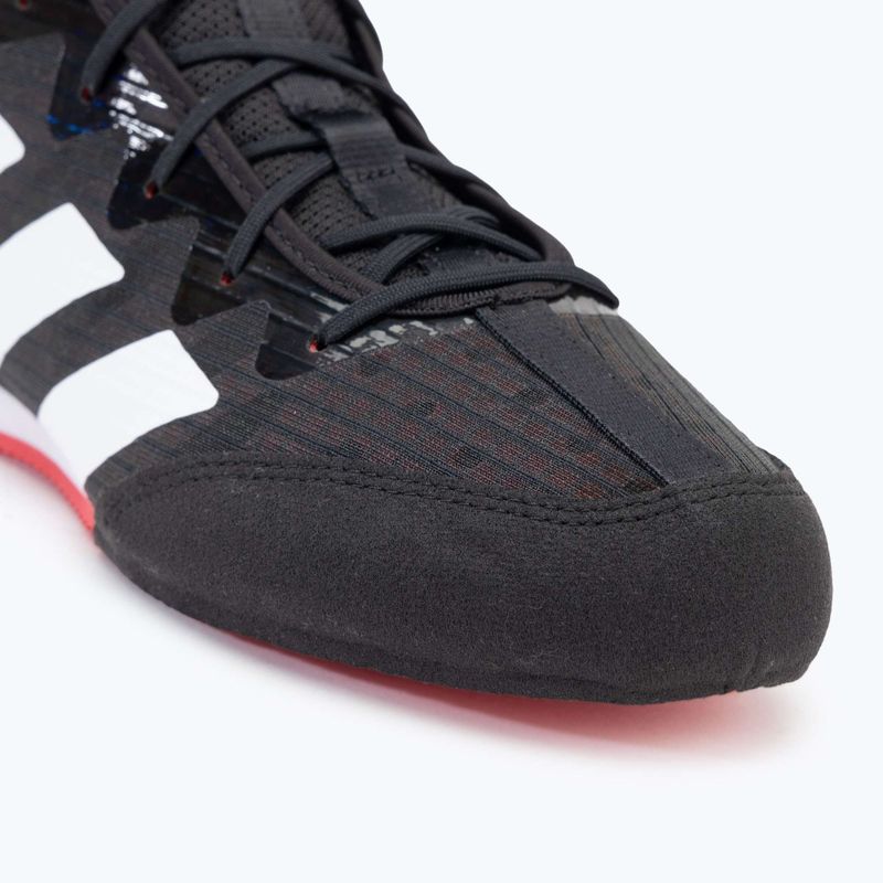 adidas Box Hog 4 core fekete/felhőfehér/tiszta rubin bokszcipő 7