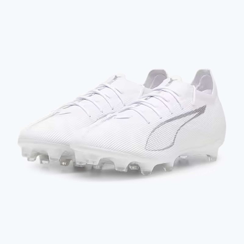 PUMA Ultra 5 Pro FG/AG futballcipő puma fehér/puma fehér 8