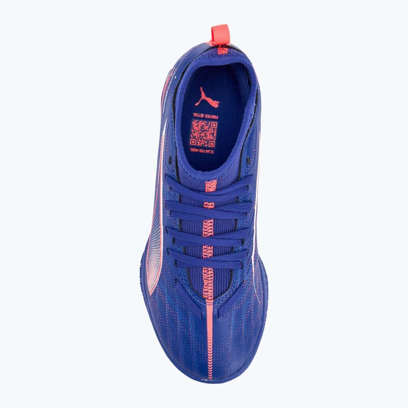 Gyerek focicipő PUMA Ultra 5 Match It + Mid Jr lapis lazuli/puma white/sunset glow 5
