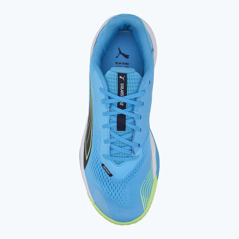 Férfi beltéri sportcipő PUMA Solarstrike III luminous blue/club navy/fizzy alma 5