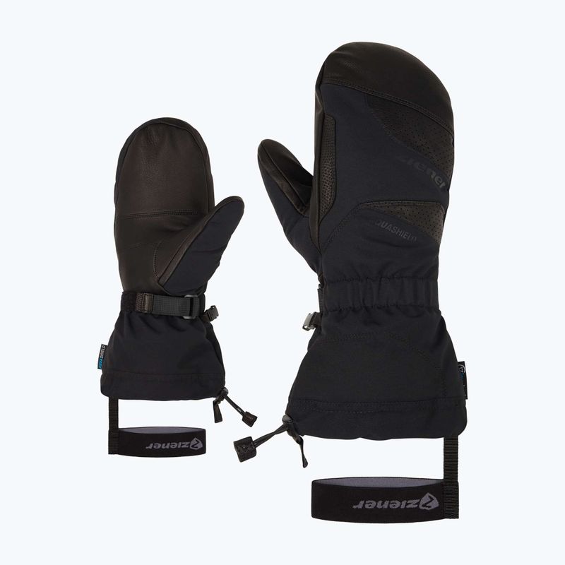 Férfi síkesztyű ZIENER Gaikus Aquashield AW alpine black 8