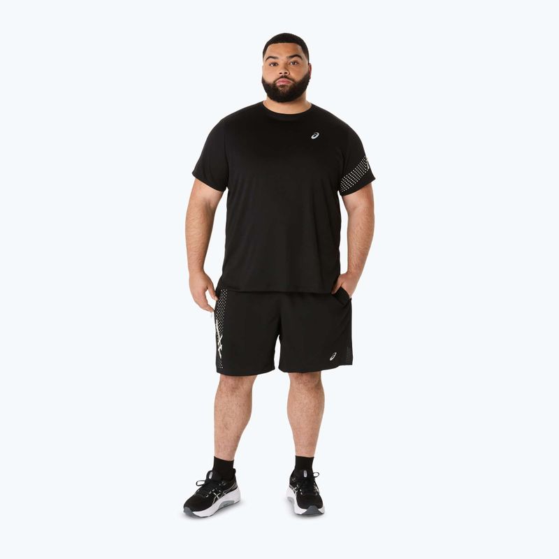 Férfi ASICS Icon 7IN teljesítményű futónadrág fekete 2