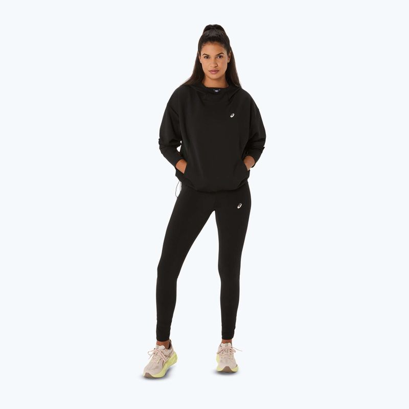 Női futó leggings ASICS Nagino Run Állítható Tight Tight teljesítmény fekete 2