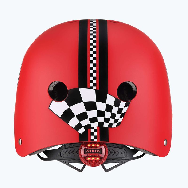 Gyermek sisak Globber Elite Lights new red racing 4