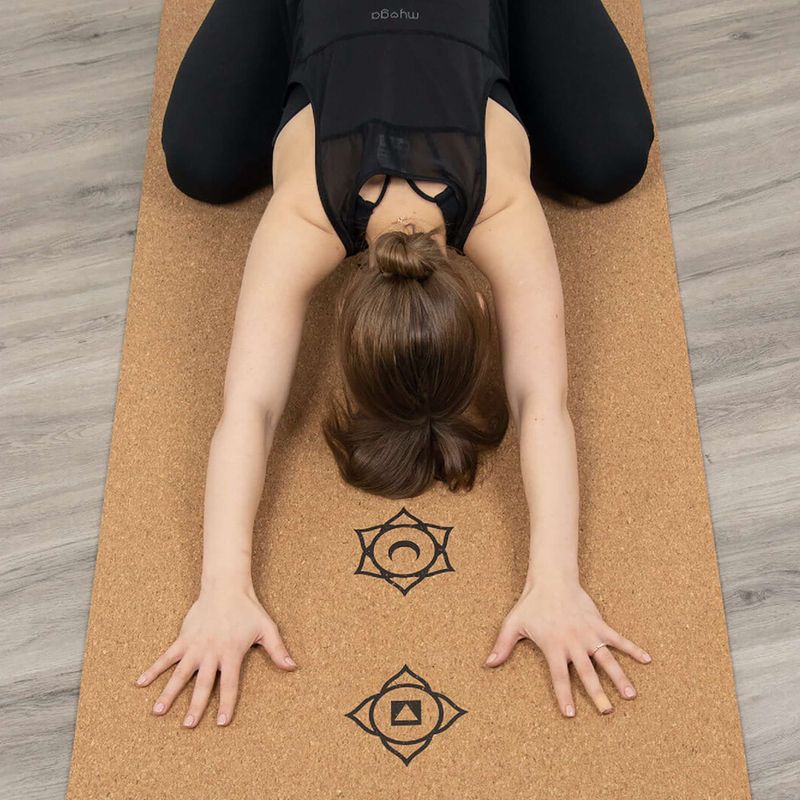 Jógaszőnyeg Myga Chakra XL 6 mm brown 9