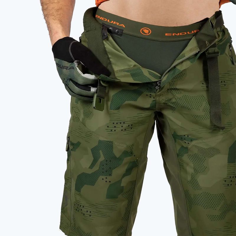 Férfi kerékpáros nadrág Endura Hummvee Short tonal olive 4
