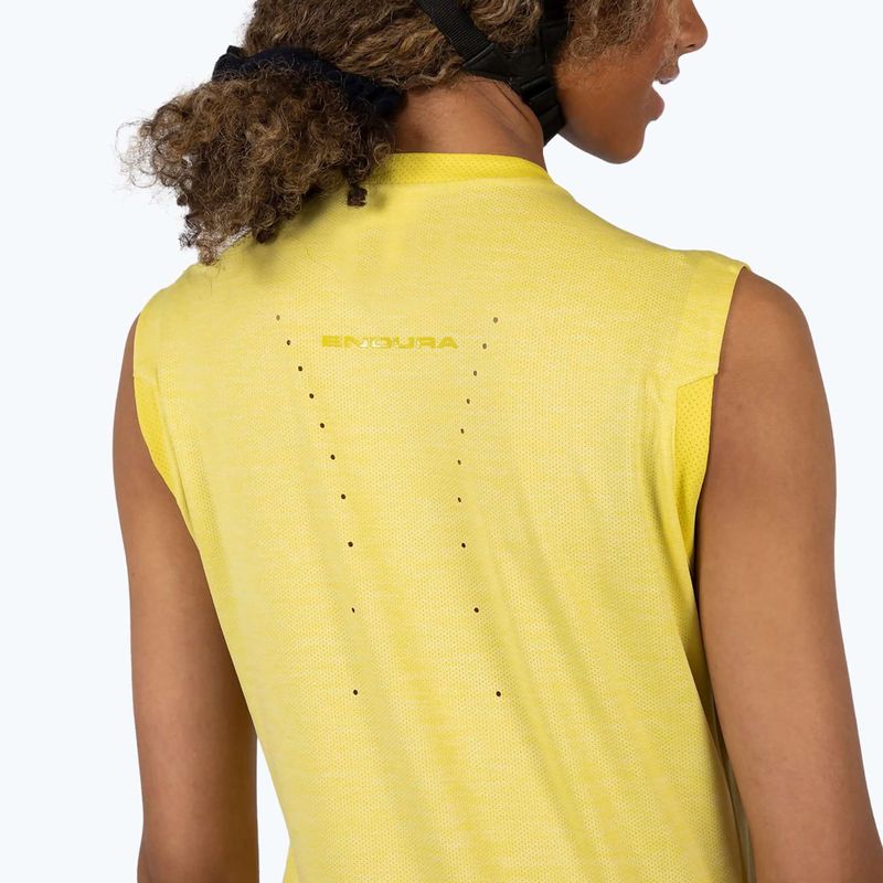 Női kerékpáros póló Endura Singletrack Tank Top sulphur 6