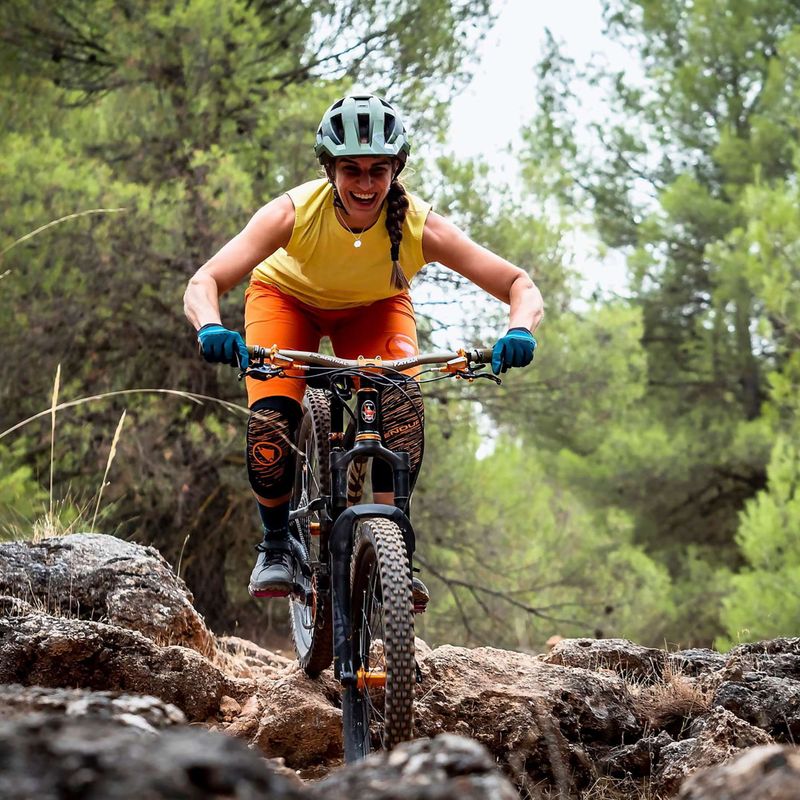 Női kerékpáros póló Endura Singletrack Tank Top sulphur 10
