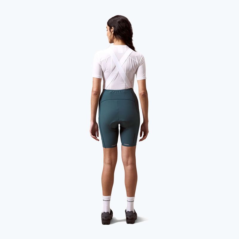 Női kerékpáros rövidnadrág Endura Loop Bibshort teal 4