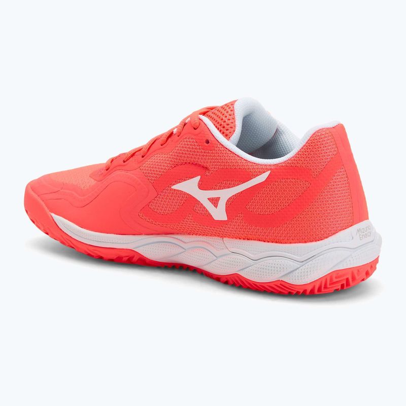 Női teniszcipő Mizuno Wave Enforce Court CC W calypso coral/white/barely pink Mizuno Wave Enforce Court CC W calypso coral/white/barely pink 3