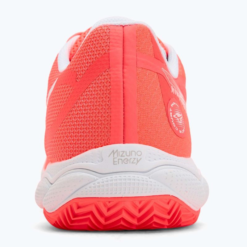 Női teniszcipő Mizuno Wave Enforce Court CC W calypso coral/white/barely pink Mizuno Wave Enforce Court CC W calypso coral/white/barely pink 6