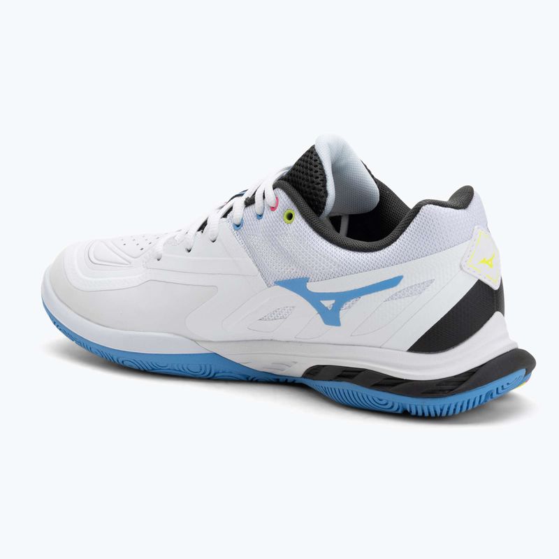 Mizuno Wave Fang 2 tollaslabda cipő fehér/rózsaszín tetra/külföldön mindenhol 3