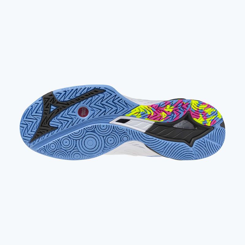 Mizuno Wave Fang 2 tollaslabda cipő fehér/rózsaszín tetra/külföldön mindenhol 12