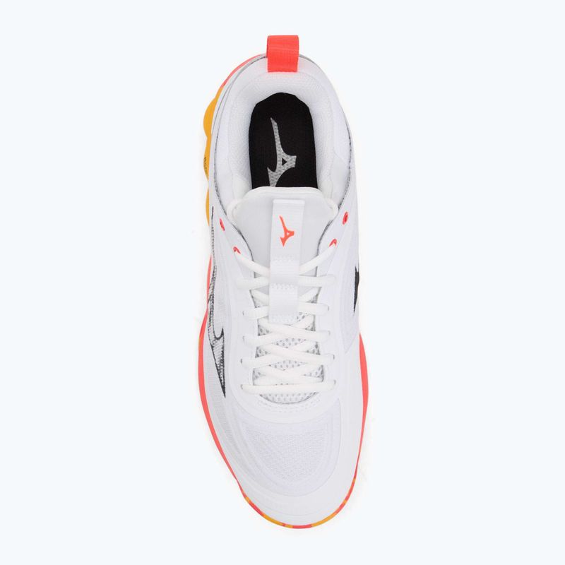 Mizuno Wave Luminous 3 fehér/tüzes korall 2/citrus röplabdacipő 5