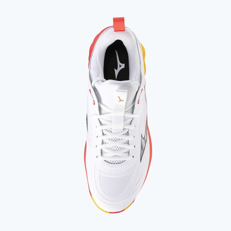Mizuno Wave Luminous 3 fehér/tüzes korall 2/citrus röplabdacipő 12