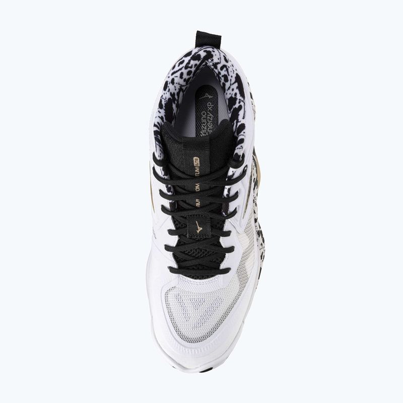 Röplabdacipő Mizuno Wave Momentum Elite Mid white/black/ge gold 12