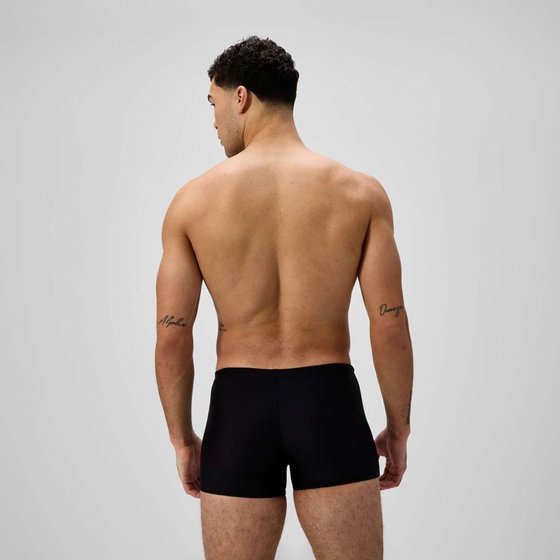 Férfi Speedo Medley Logo Aquashort úszódobok fekete/alfalfa zöld 3