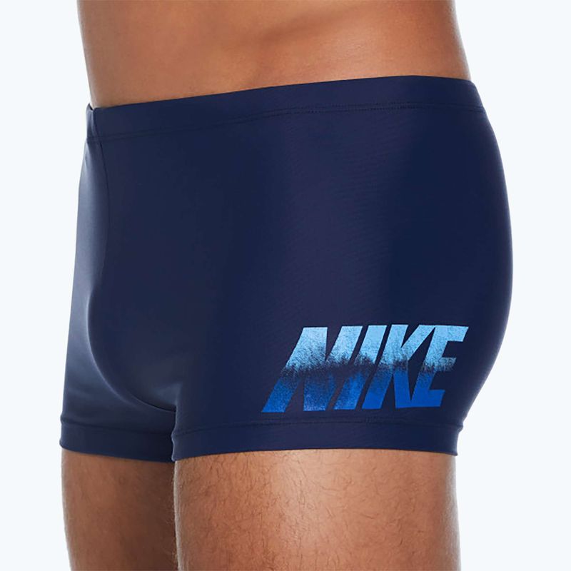 Férfi Nike Ocean Merge Square Leg úszó boxeralsó éjfekete tengerészkék 8