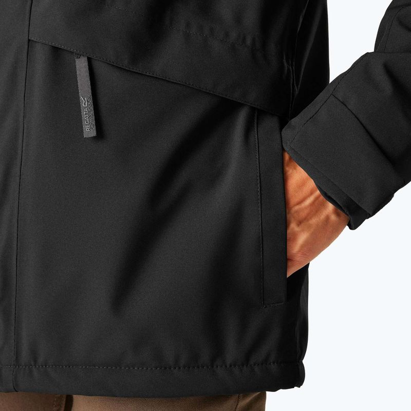 Férfi esődzseki Regatta Balaton black/pumpkin spice 7