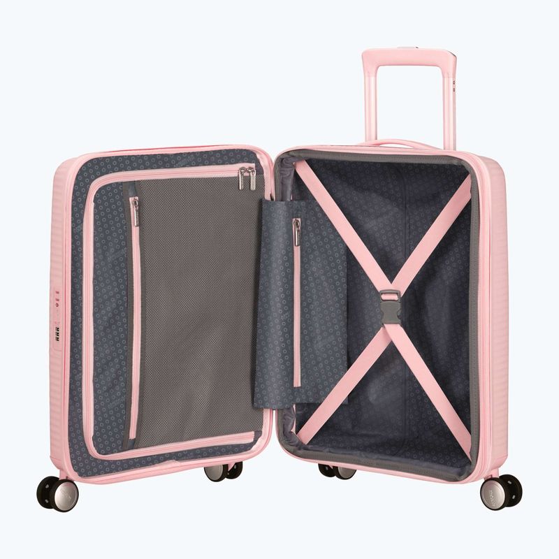American Tourister Soundbox 41 l pasztell rózsaszín utazótáska 6
