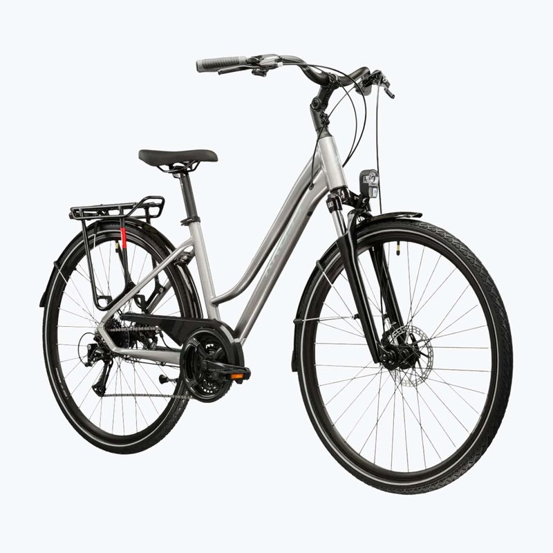 Női trekking kerékpár KROSS Trans 3.0 In silver/gray/gloss 2