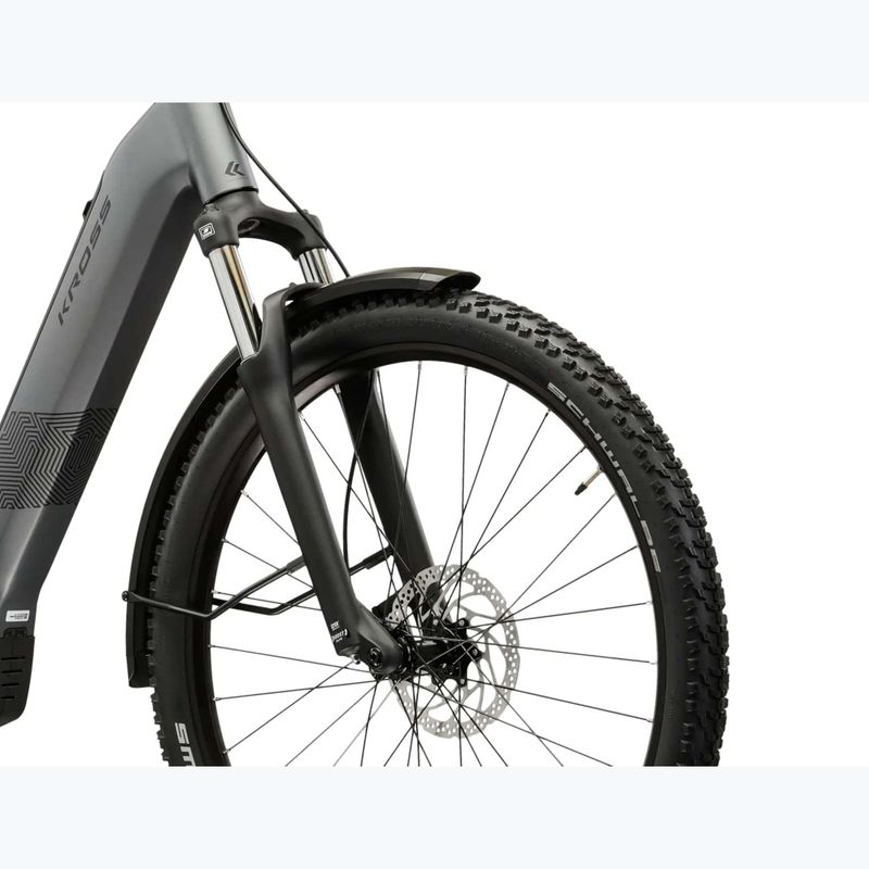 Elektromos kerékpár KROSS Influx Suv Hybrid 2.0 600Wh LS 27,5" grey/black/matte 6