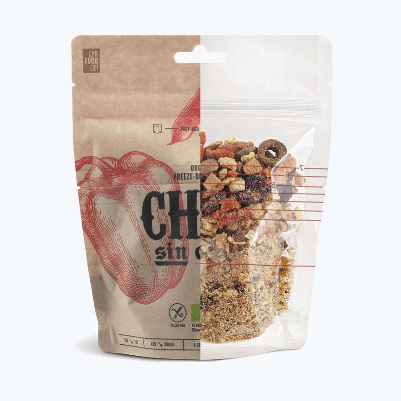 Liofilizált élelmiszer LYOFOOD Öko Chili sin Carne 270 g 2