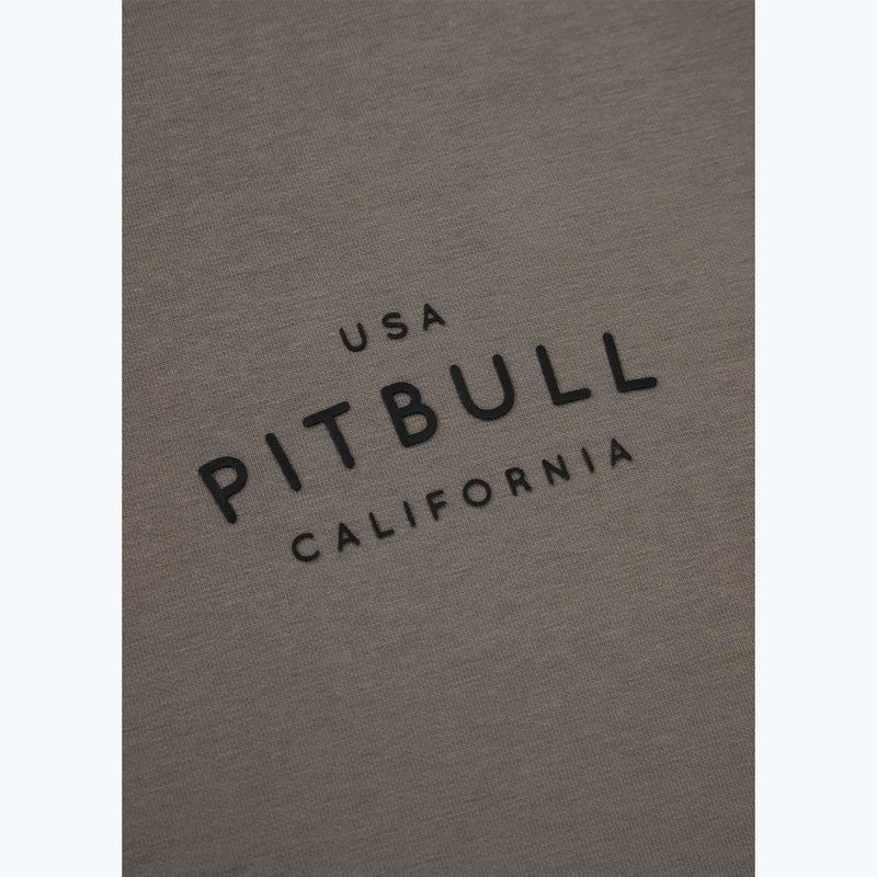 Férfi kapucnis pulóver Pitbull Sampson Hooded Sweatshirt taupe 7