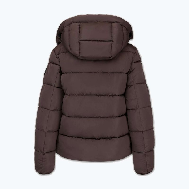 Női téli dzseki Pitbull Amalia Padded Hooded dark chocolate 6