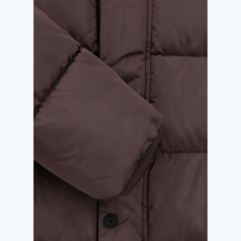 Női téli dzseki Pitbull Amalia Padded Hooded dark chocolate 10