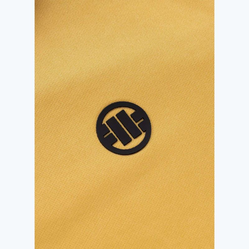 Férfi pulóver Pitbull Trackjacket Tape Logo Terry Group pale yellow 10