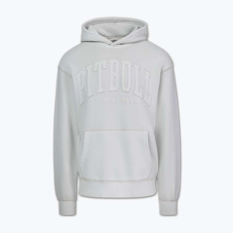 Férfi kapucnis pulóver Pitbull Orlando Hooded white stone 4