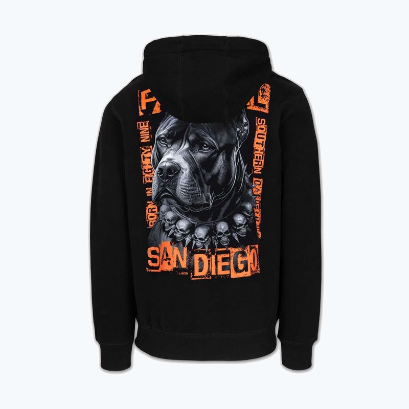 Férfi kapucnis pulóver Pitbull Blacky Hooded black 5