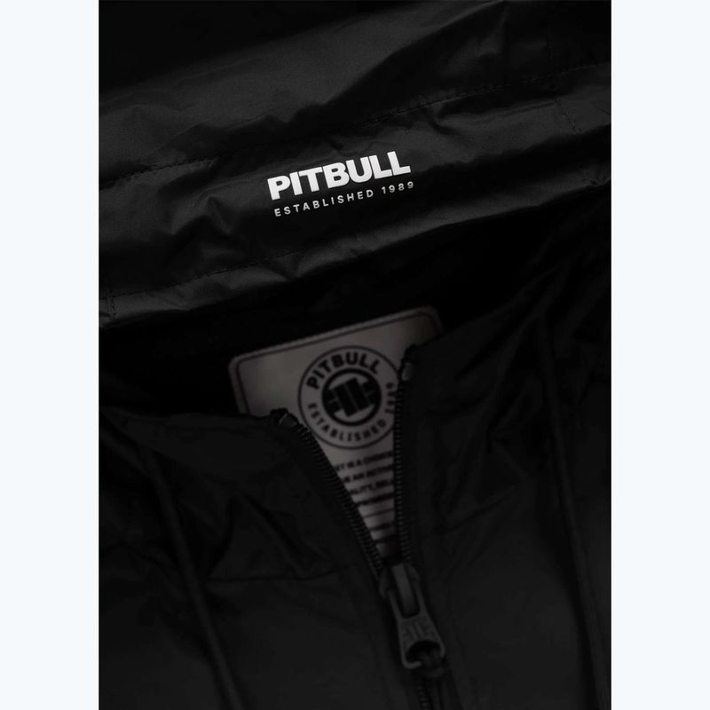 Férfi kabát Pitbull Athletic Tape Nylon Hooded black 6