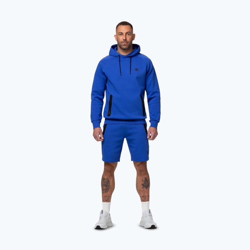 Férfi pulóver Pitbull Dogwood Hooded Sweatshirt imperial blue 2