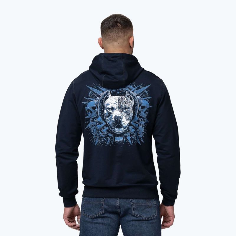 Férfi pulóver Pitbull World Sweatshirt Hooded dark navy 3