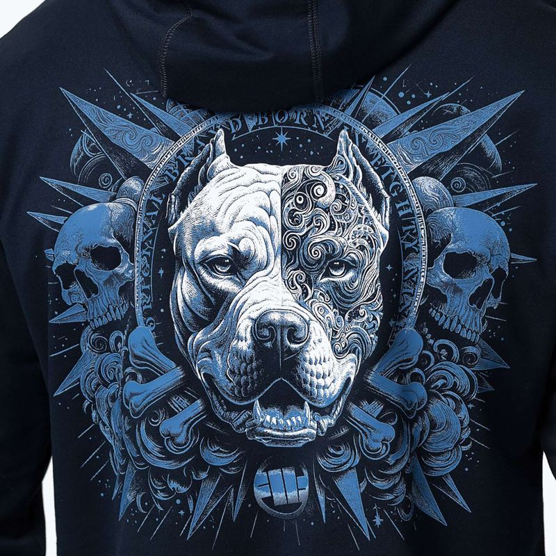Férfi pulóver Pitbull World Sweatshirt Hooded dark navy 4