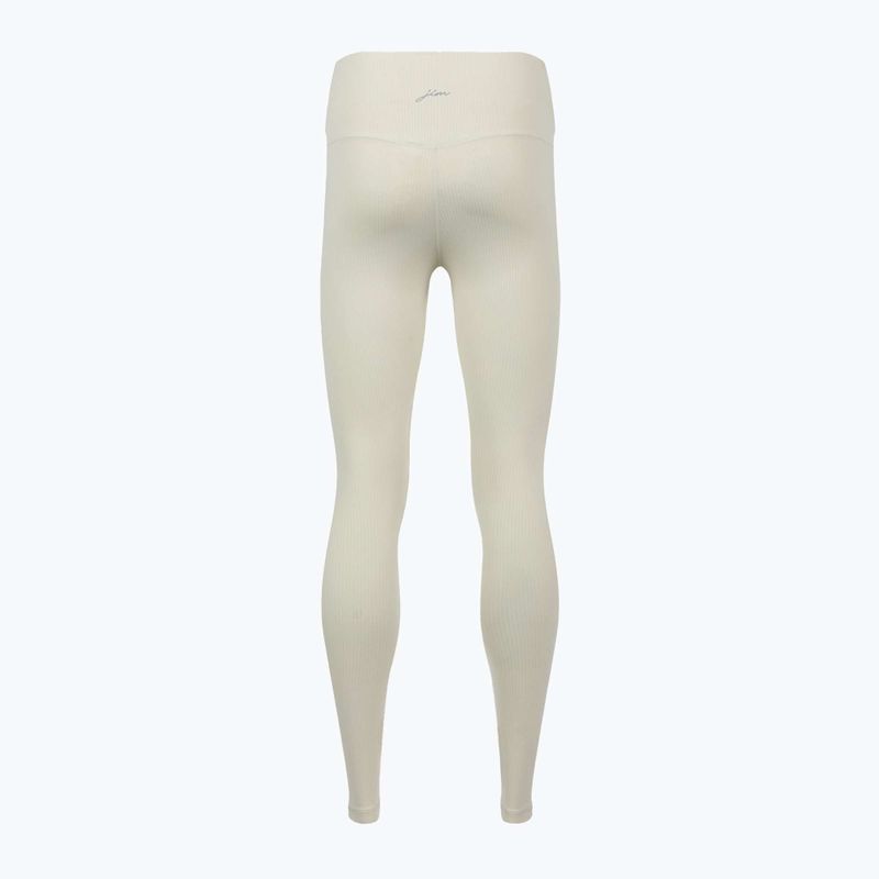 Női jóga leggings JOYINME Unity Ribbed 7/8 buttercream 9