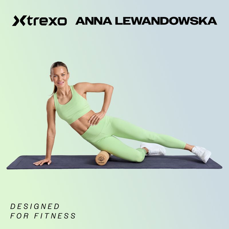 XTREXO TRX-MSB008 8 cm-es fekete/lime masszázslabda 2