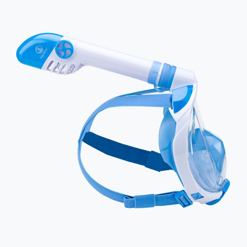 AQUASTIC kék gyermek teljes arcú snorkeling maszk SMK-01N 5
