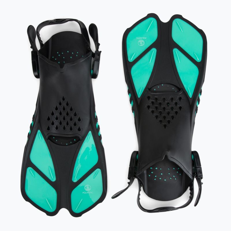 AQUASTIC kék snorkeling szett Maszk + Pipa SMFK-01SN 3