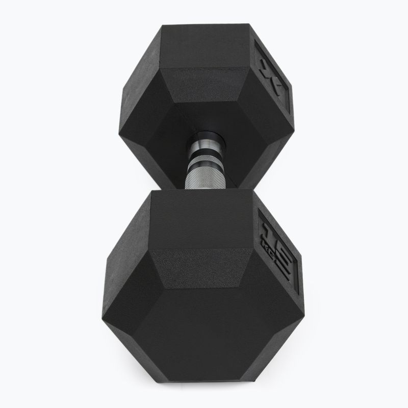 XTREXO Hex gumírozott súlyzó 15 kg HXD150 6