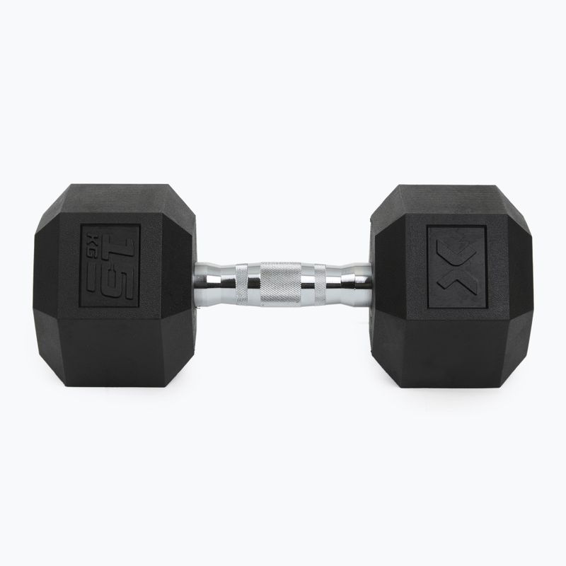 XTREXO Hex gumírozott súlyzó 15 kg HXD150 7