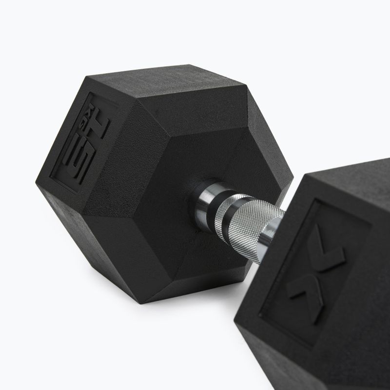 XTREXO Hex gumírozott súlyzó 15 kg HXD150 8