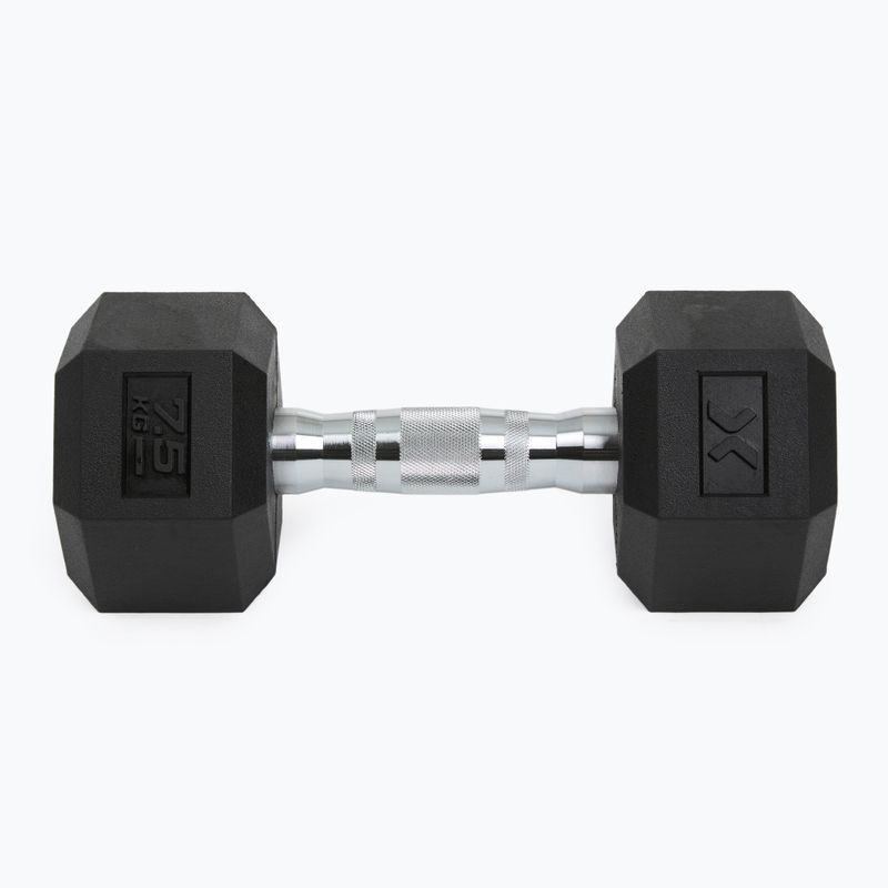 XTREXO Hex gumírozott súlyzó 7.5 kg HXD75 7