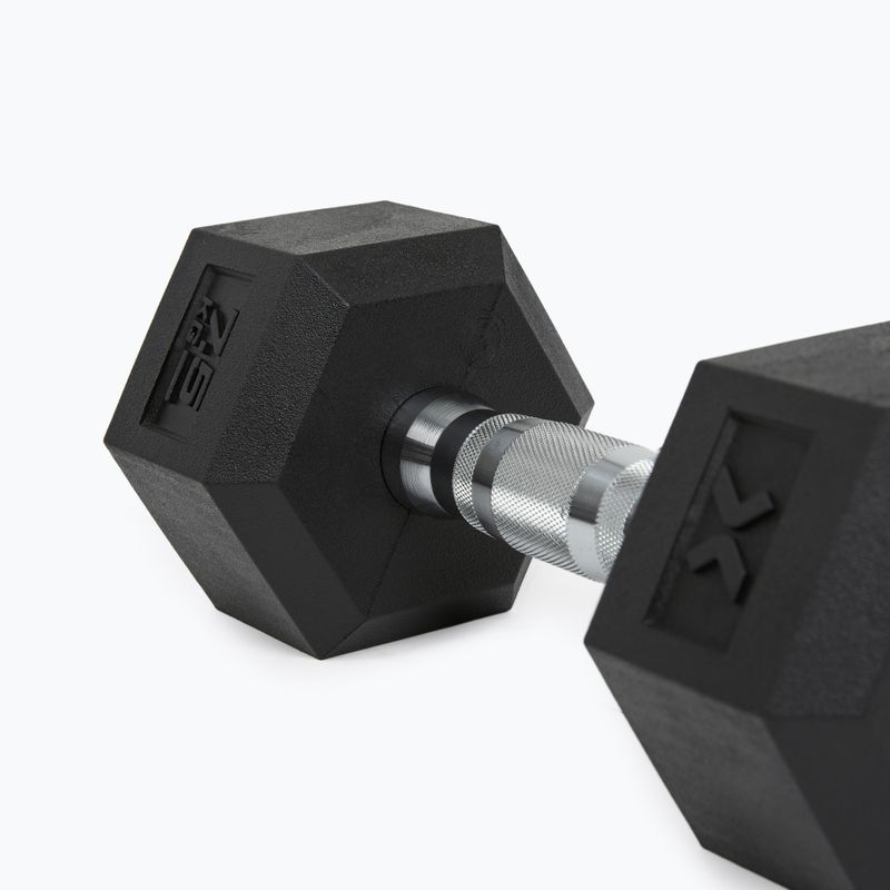 XTREXO Hex gumírozott súlyzó 7.5 kg HXD75 8
